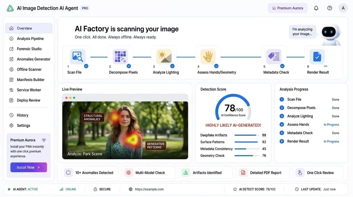 AI virtual doctor dashboard — example of the AI tool software